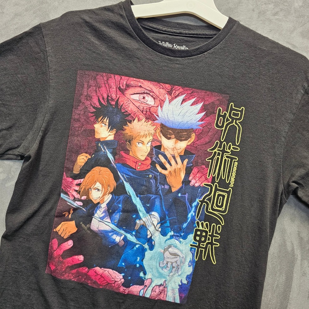 Jujutsu Kaisen Crunchyroll Anime Graphic Tee Shirt Black Mens Size M